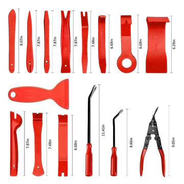 158PC Car Trim Removal Tool Auto Hand Tools Pry Bar Dash Panel Door Interior Kits