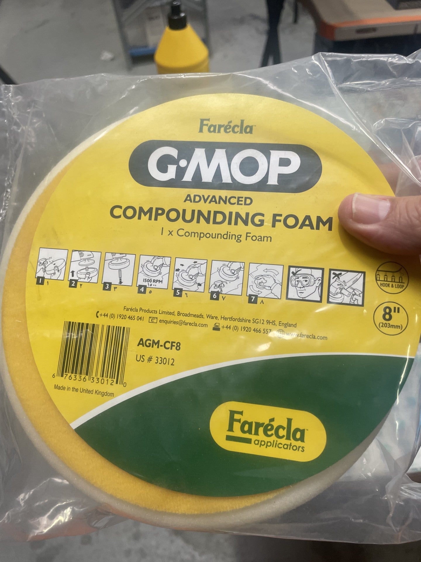 G Mop Compounding Foam (White)