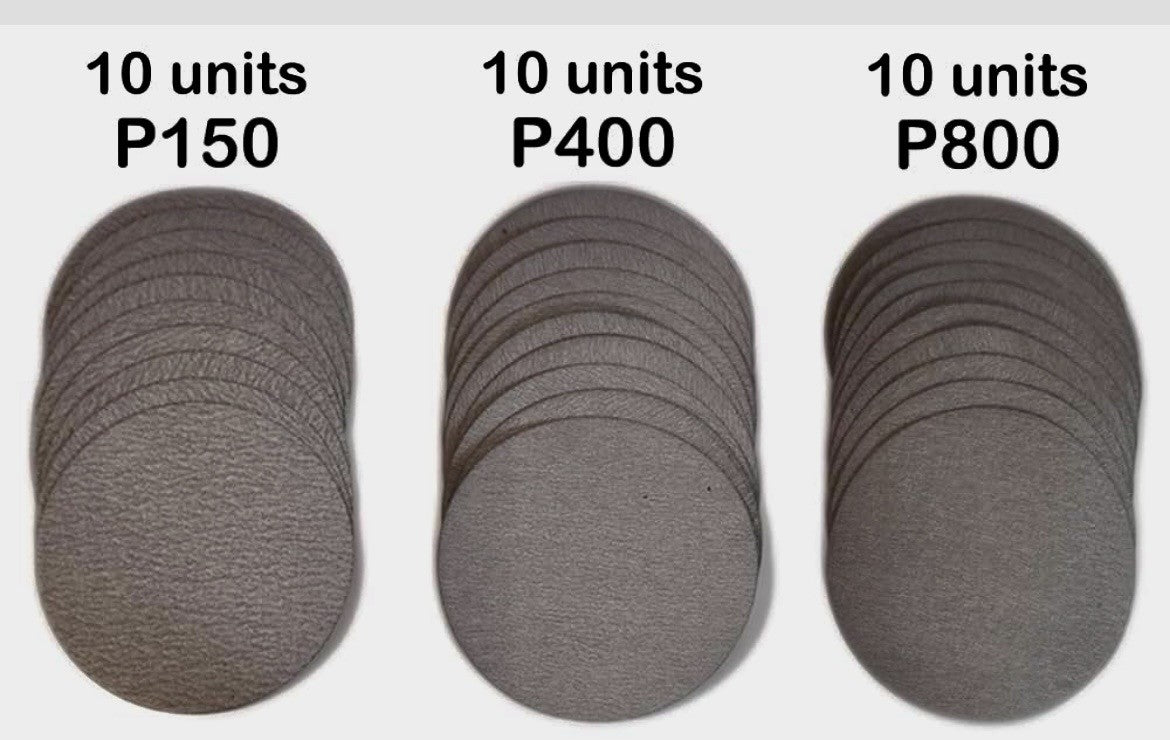 31PC Sanding Disc 100mm P150-P800 WITH BOCK