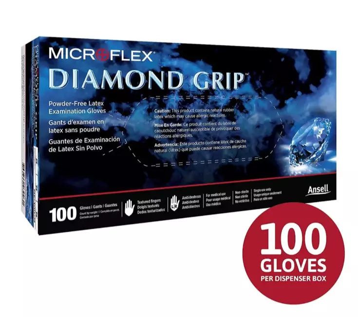 MICROFLEX DIAMOND GRIP X- LARGE BOX 100
