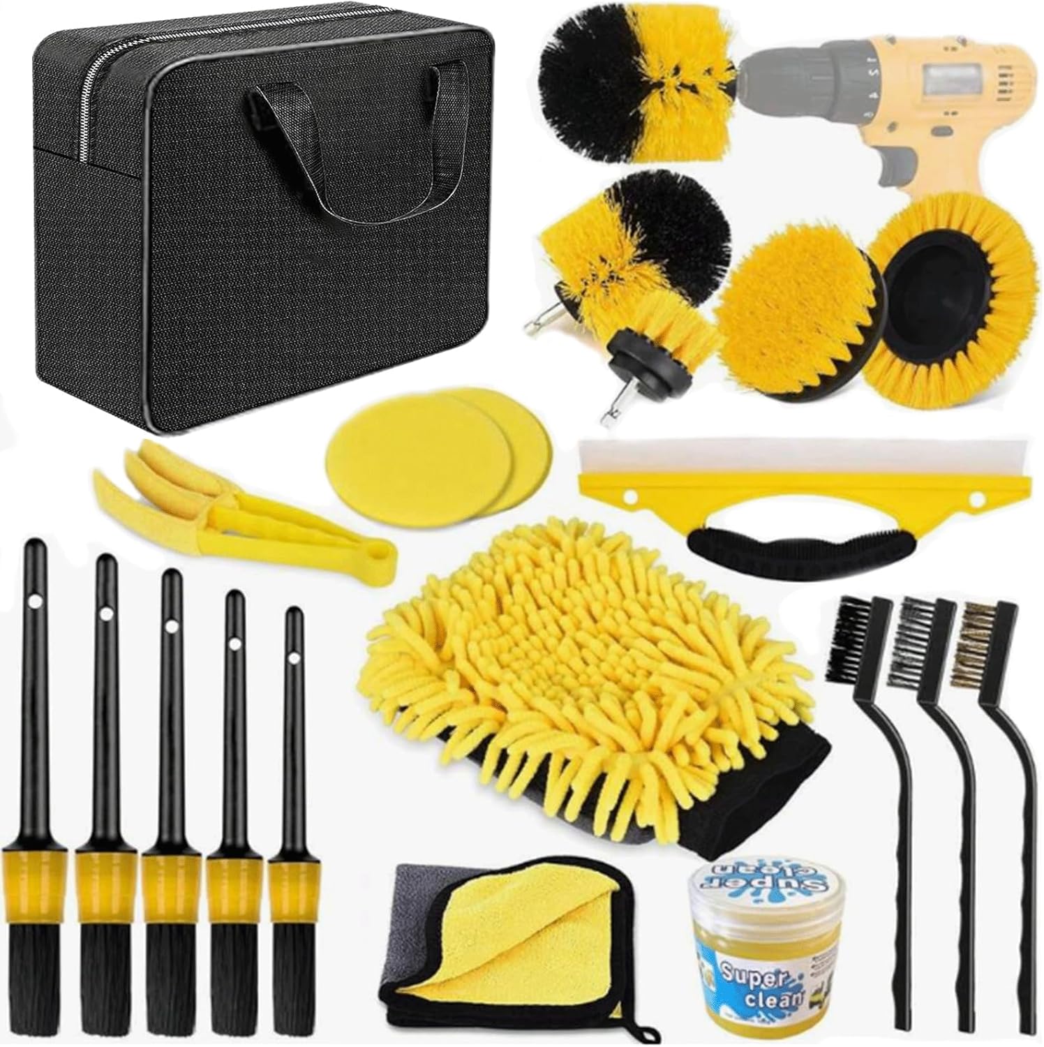 20 Pcs Car Cleaning Kit for Washing Cars