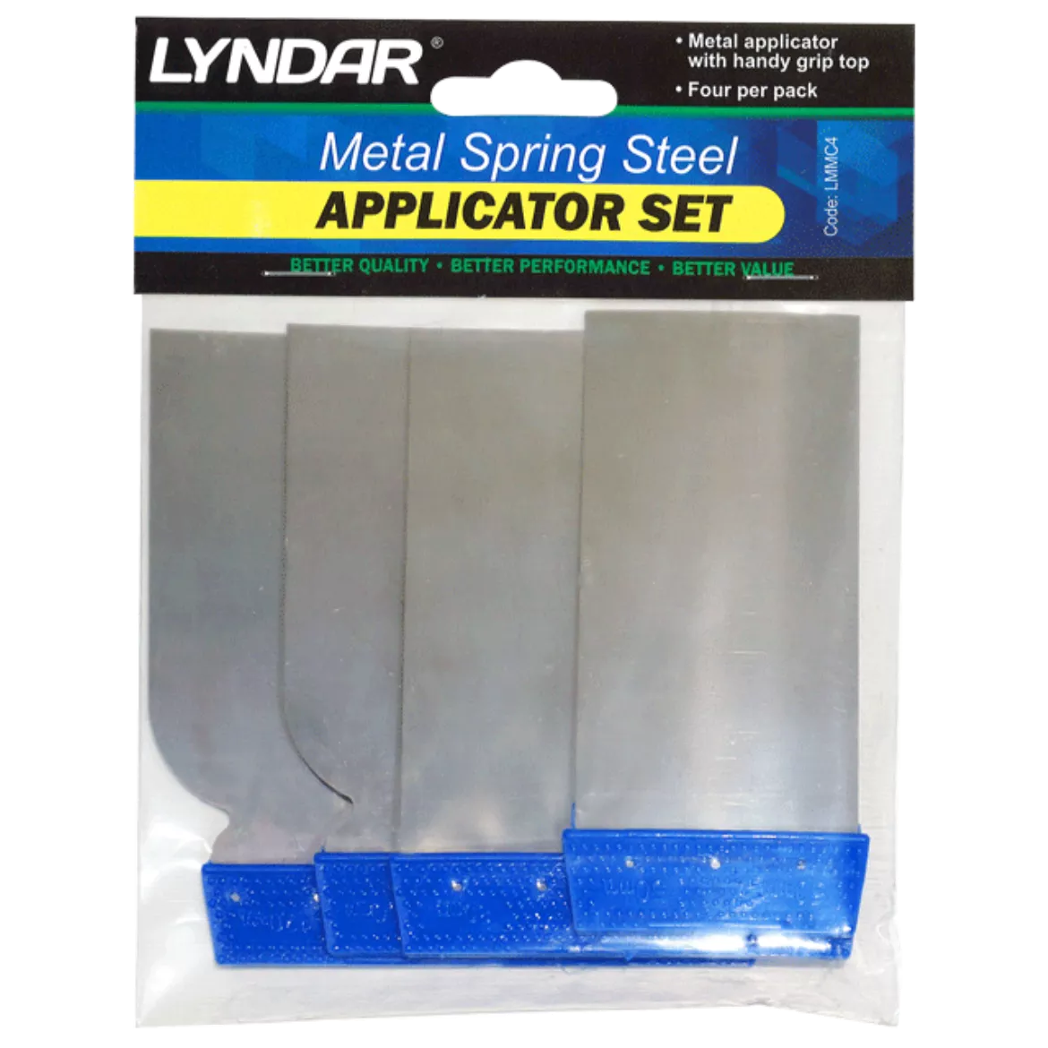 LYNDAR SPRING STEEL APPLICATOR SET - 4PCS