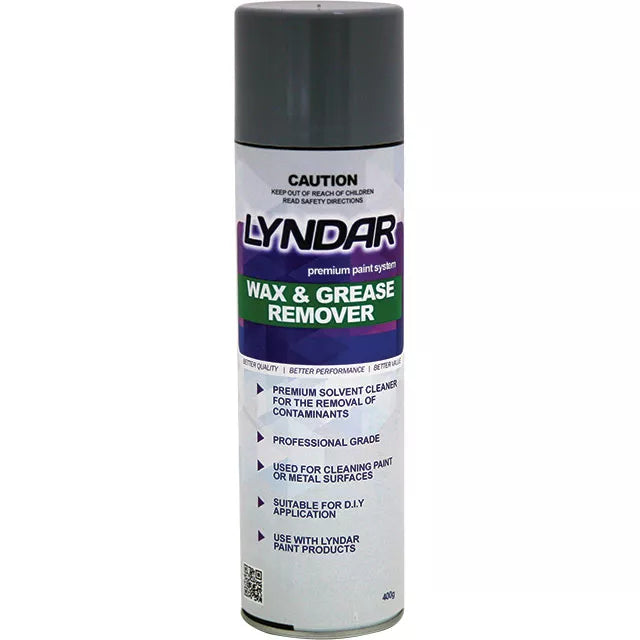 LYNDAR WAX & GREASE REMOVER 400G