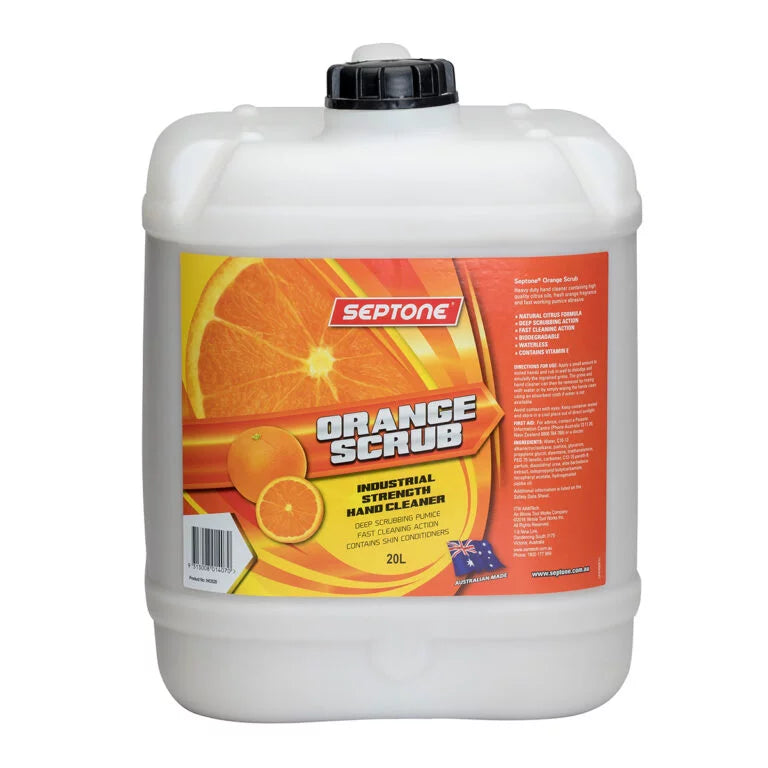 SEPTONE Orange Scrub Heavy Duty Hand Cleaner 20L