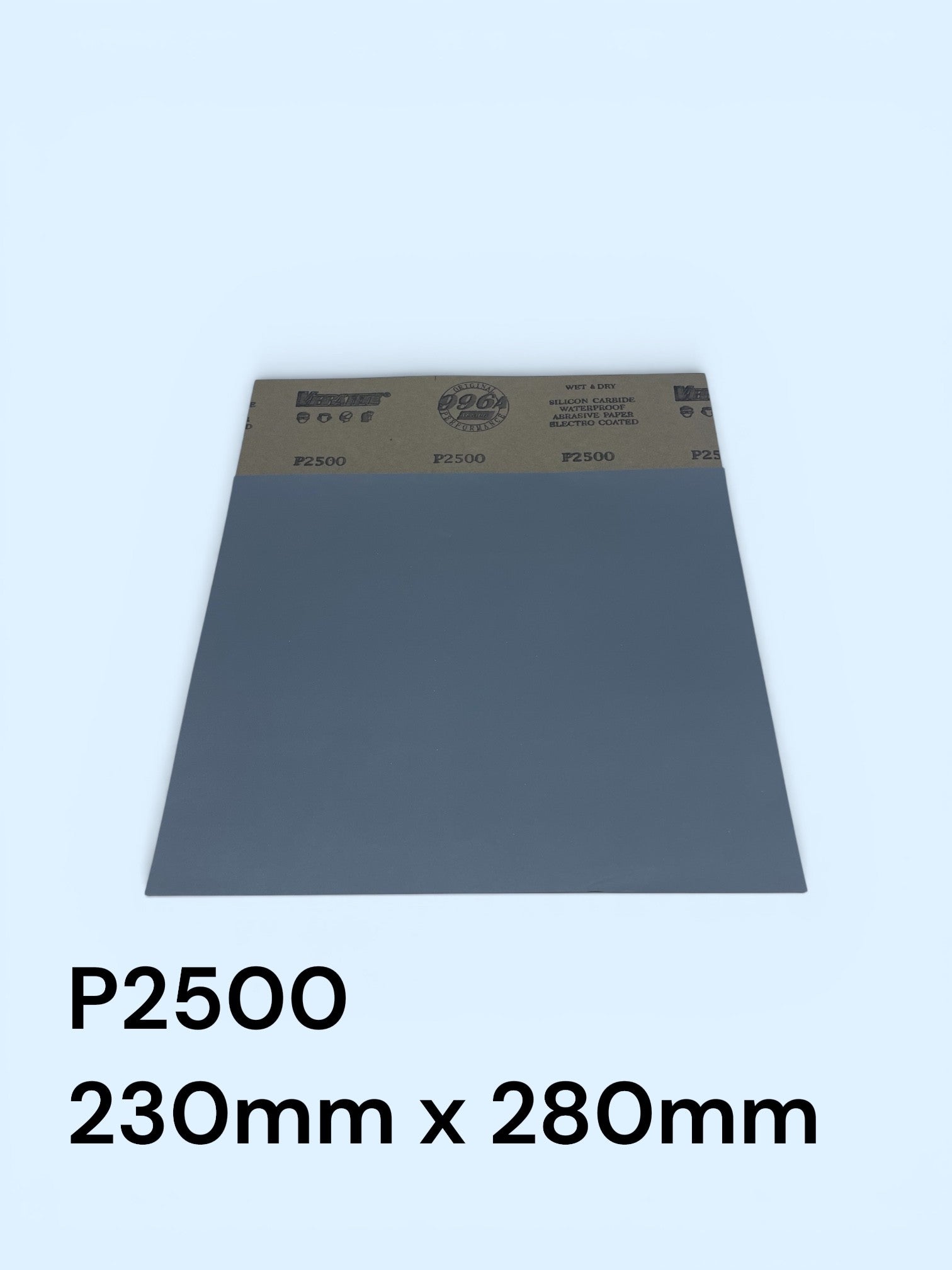 Vibratite 996A Sanding Sheet P2500 230MM X 280MM 50/PACK