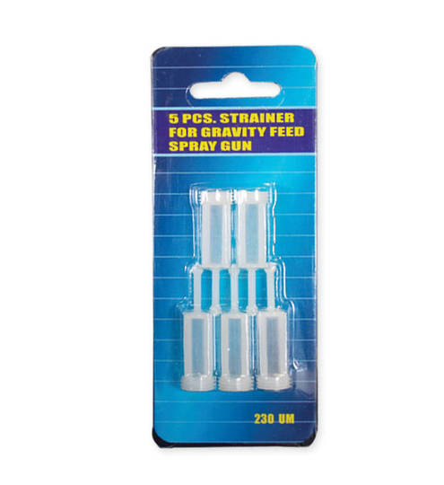 5PCE GRAVITY FEED SPRAY GUN FILTER