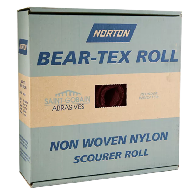 NORTON BEAR TEX ROLL 747 MAROON FINE 115X10M