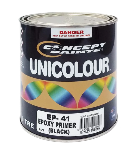Epoxy Primer Kit EP41 1.25L BLACK (1L PRIMER+250ML HARDENER)