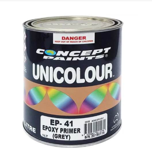 Epoxy Primer Kit EP41 1.25L GREY (1L PRIMER+250ML HARDENER)