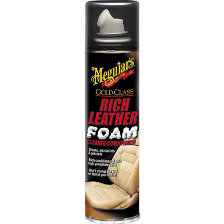 MEGUIARS G11210 GOLD CLASS RICH LEATHER FOAM CLNR/COND 284g