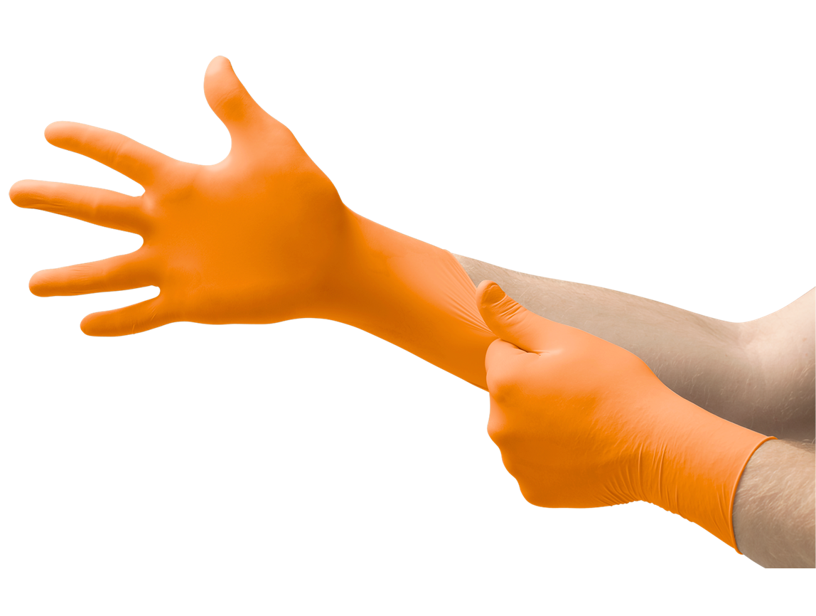 MICROFLEX N484 BLAZE PF NITRILE GLOVE SIZE XLARGE (BOX 100)