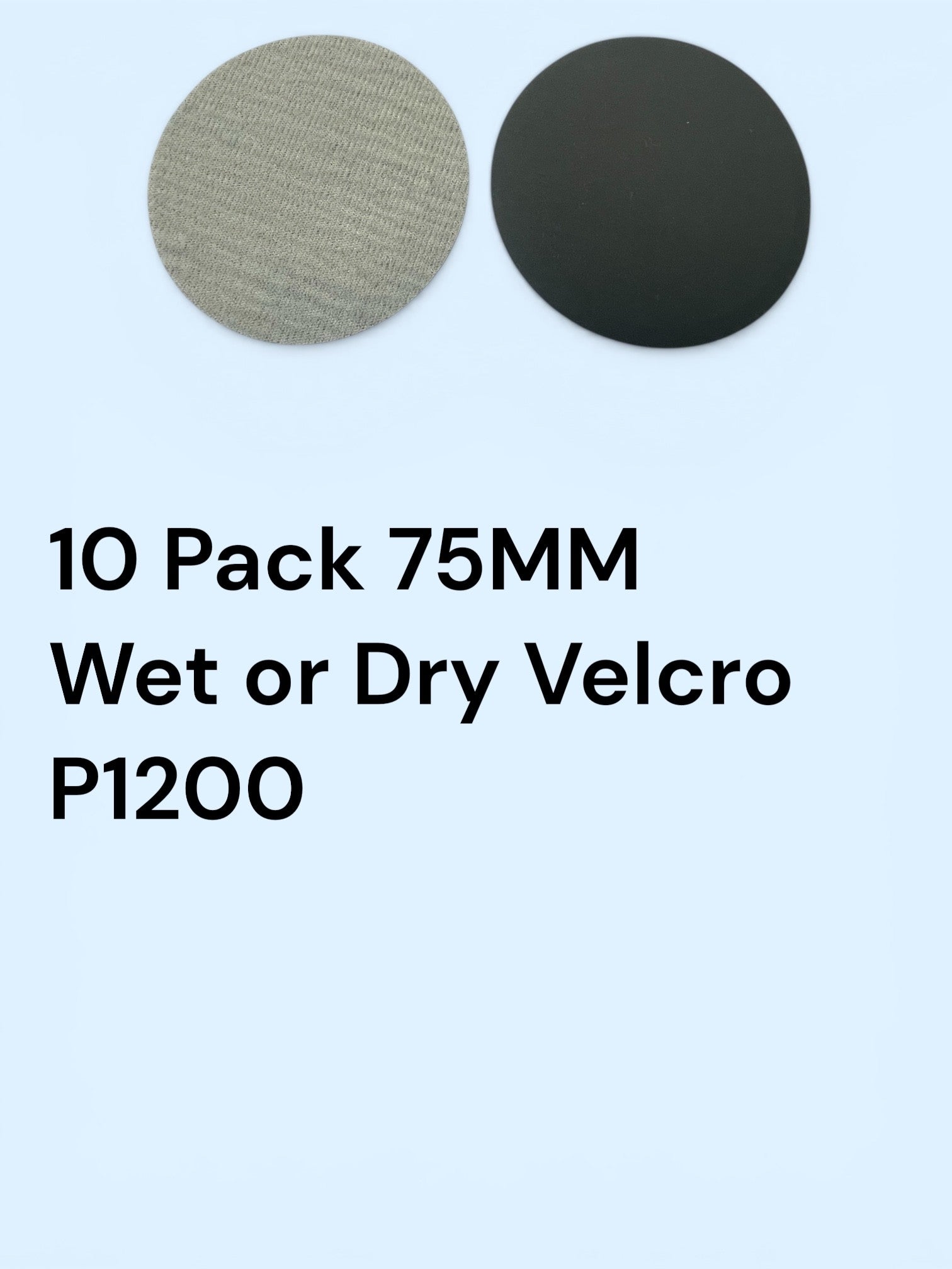 Vibratite P1200 Waterproof Sanding Discs – 75mm (10 Pack)