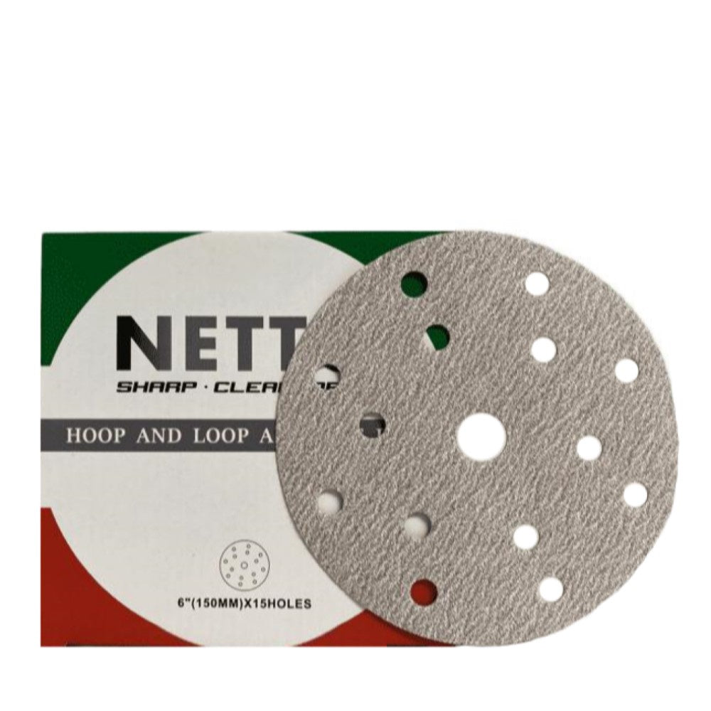 NETTO 125MM SANDING DISC 8H 100/BOX P400