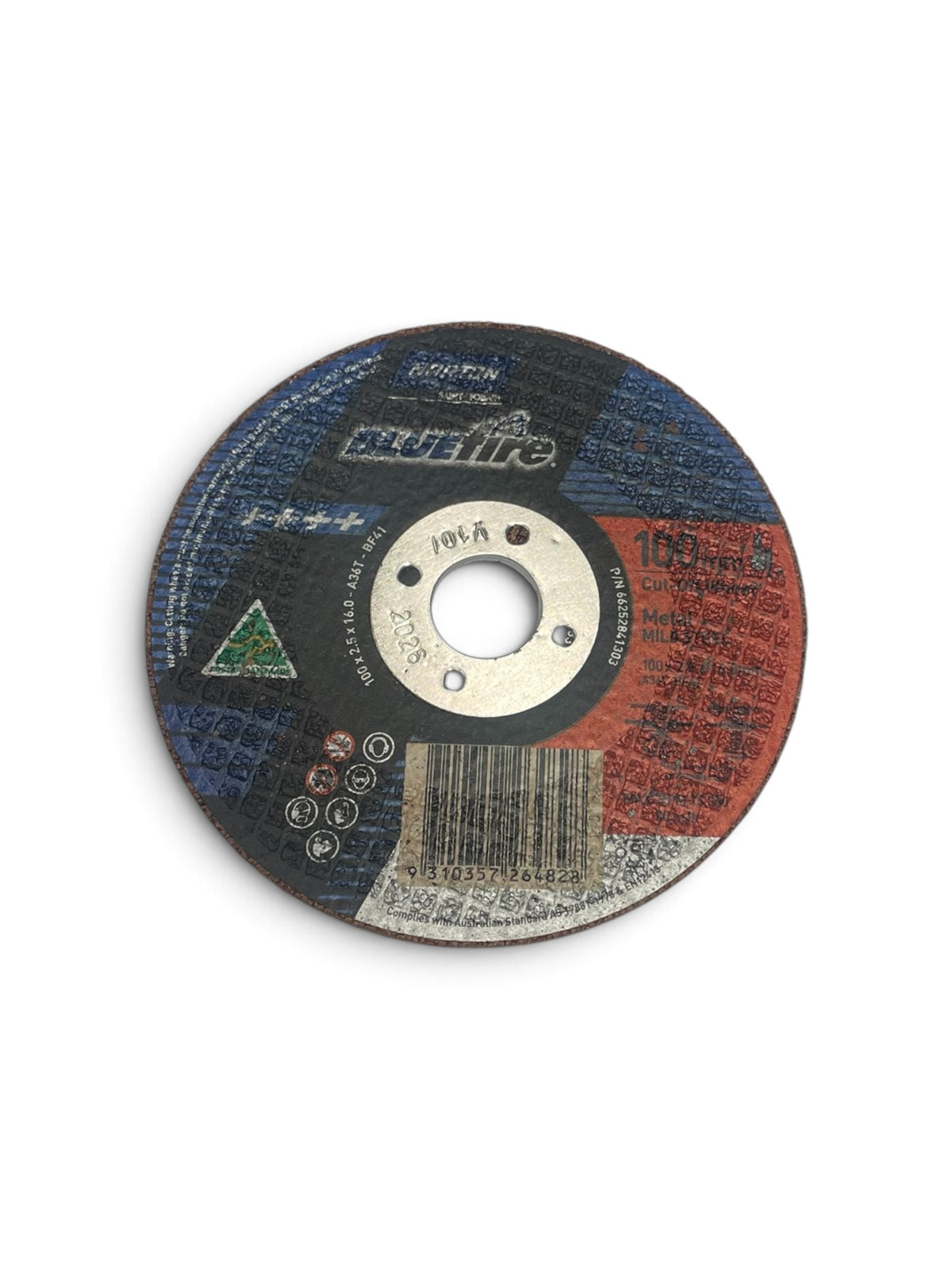 Norton Metal Cut off Disc 100mm x 2.5mm x 16mm