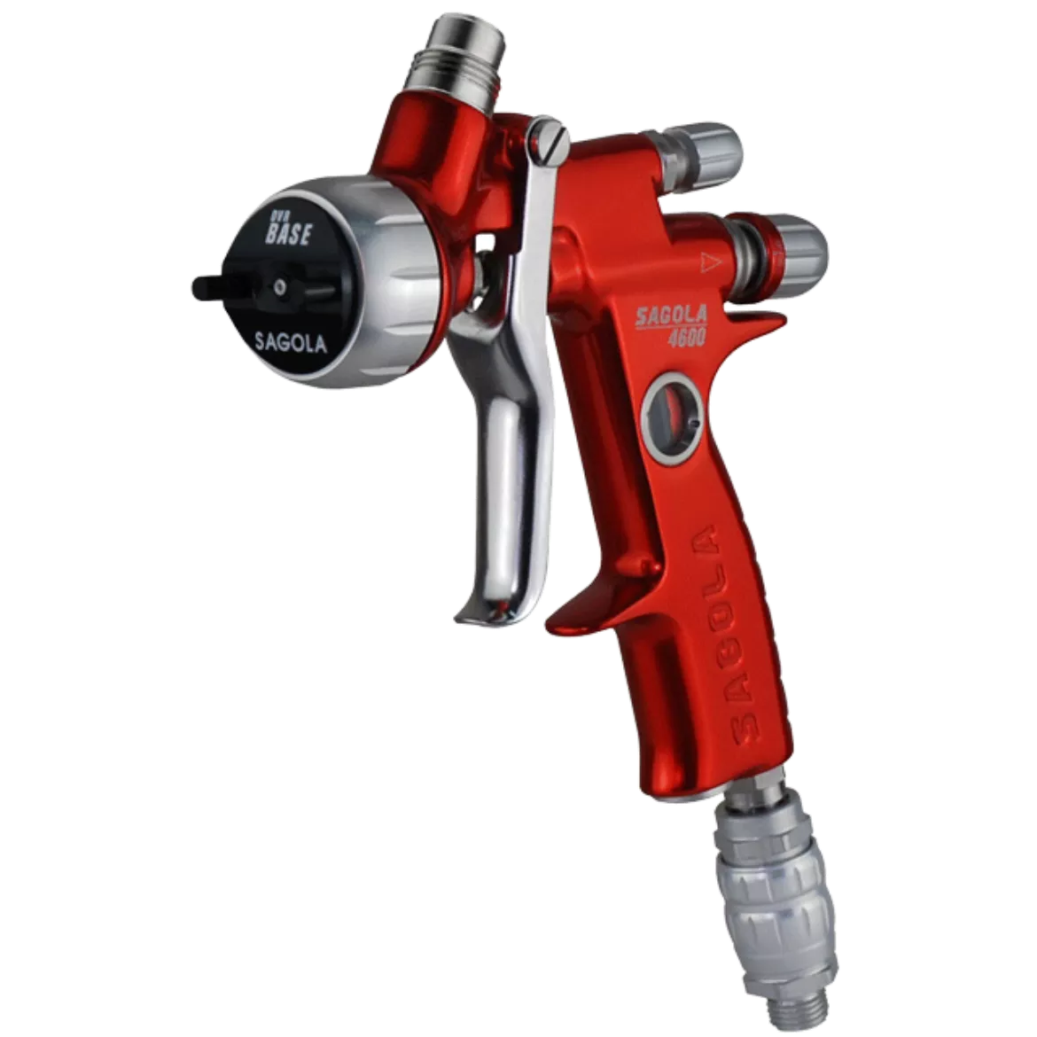 NEW SAGOLA SPRAY GUN 4600 DIGITAL (BAR) BASECOAT 1.20 & POT