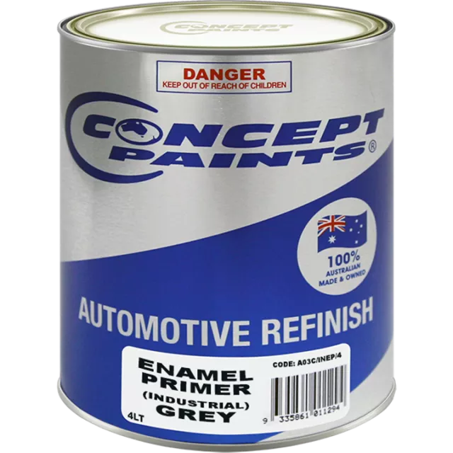 CONCEPT 109 ENAMEL PRIMER (INDUSTRIAL) GREY 4L (A03C/INEP/4)