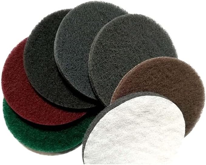 15PCS 180mm S/Brite Pad P240-P800