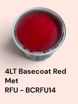3.8LT Basecoat Red Metallic -(THINNED READY TO SPRAY)..