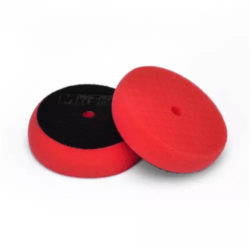 MAXSHINE CROSS CUT FINISHING FOAM PAD RED 76.2MM (3 IN)