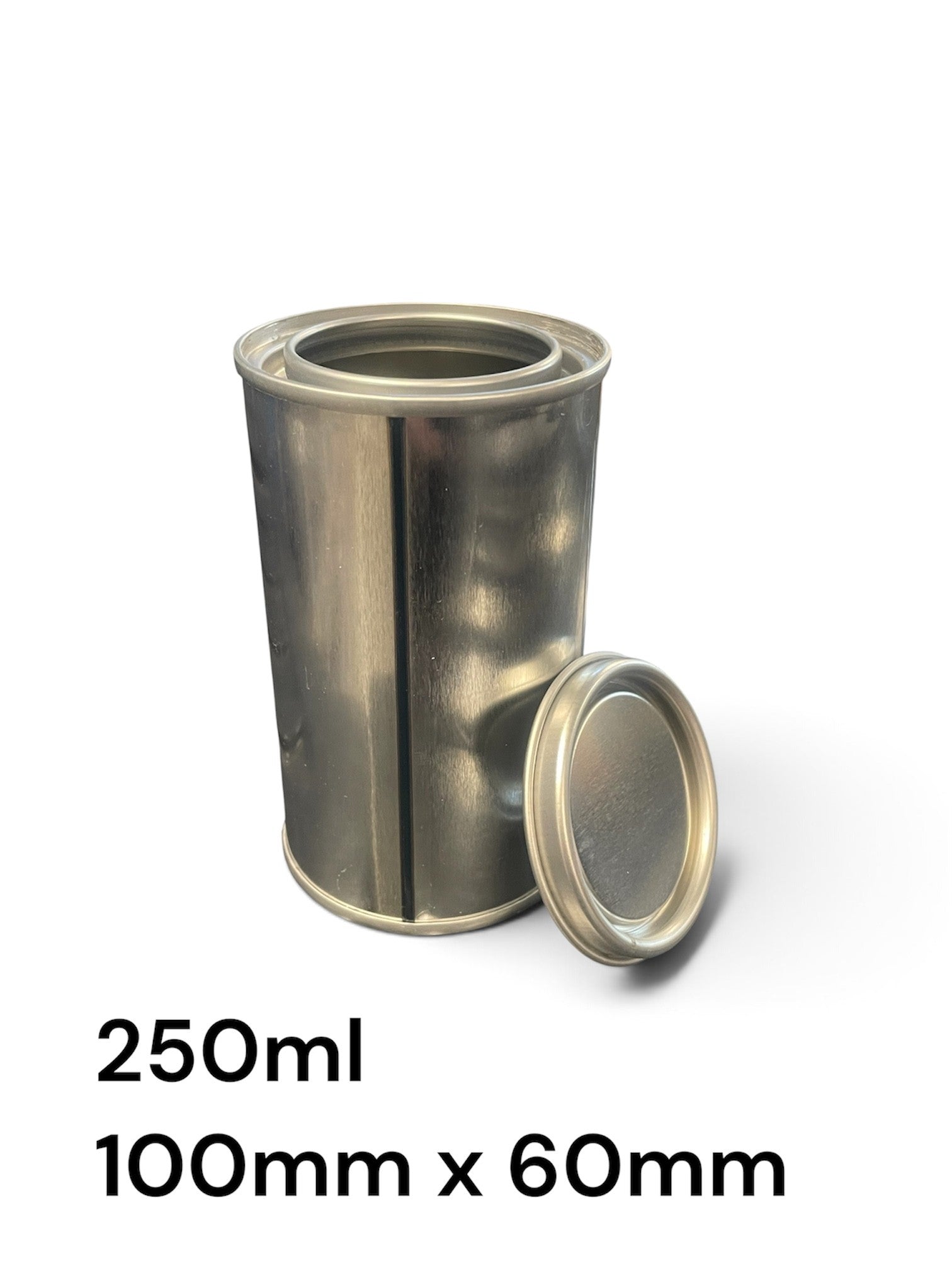 250ml Plain Unlined Empty Can 100mm x 60mm