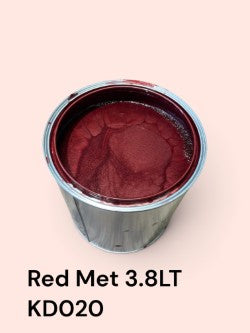 3.8LT Basecoat RED Met Metallic -(THINNED READY TO SPRAY)