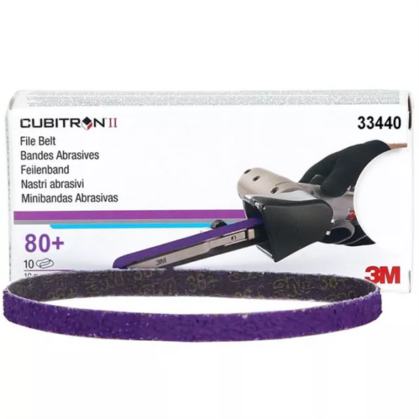 3M 33440 CUBITRON II PURPLE FILE BELT 10 X 330MM 80 BOX 10