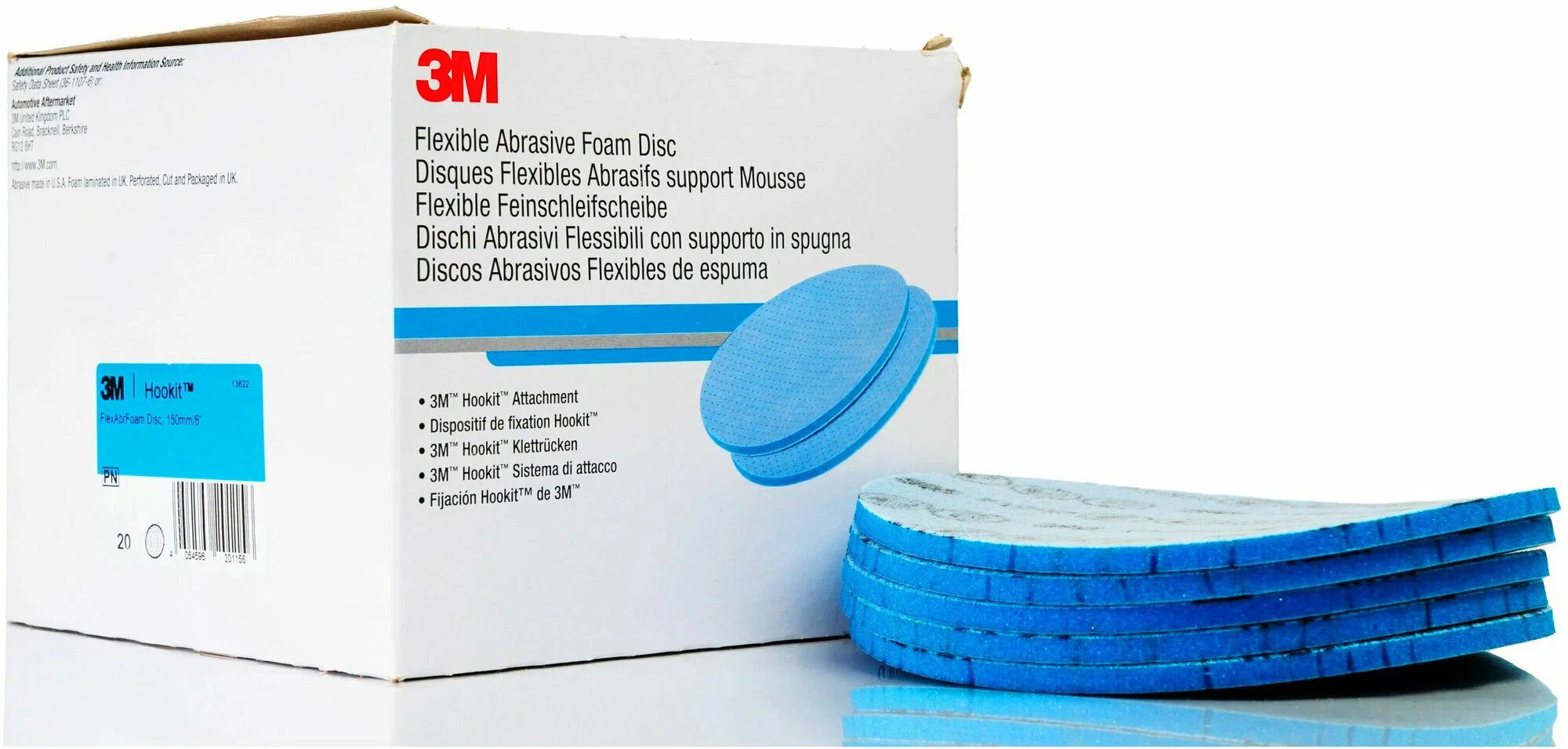 3M 33541 FLEXIBLE FOAM DISC 150MM P1000