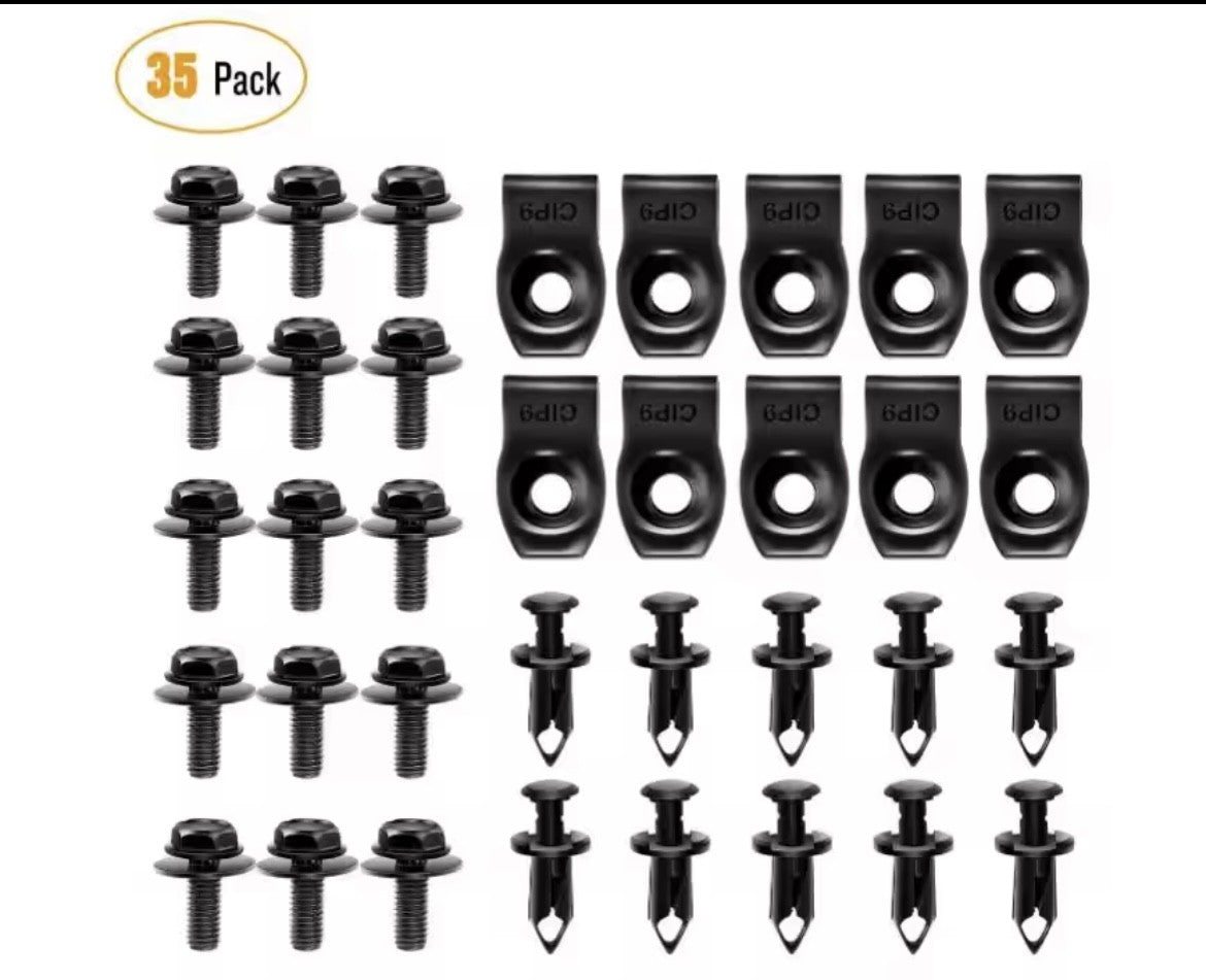 35PCS U-Nuts & Guard Clip Kit