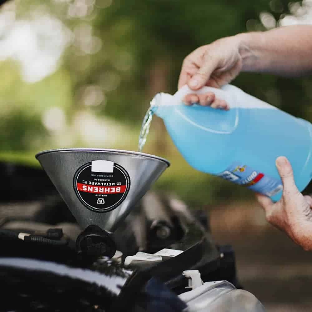 1 Quart (946ml)  Galvanized Steel 14″ Flex Spout Funnel