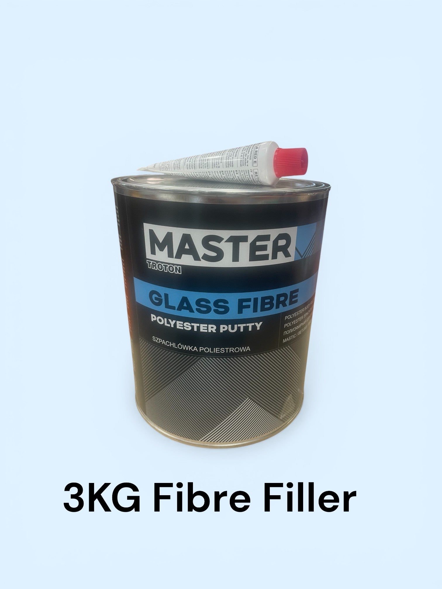 GLASS FIBRE POLYESTER PUTTY 3 Litre
