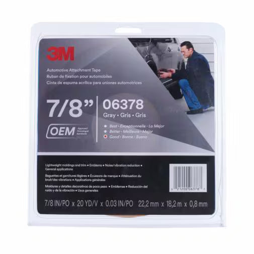 3M 6378 DOUBLE SIDED TAPE 22MM X 18.3M