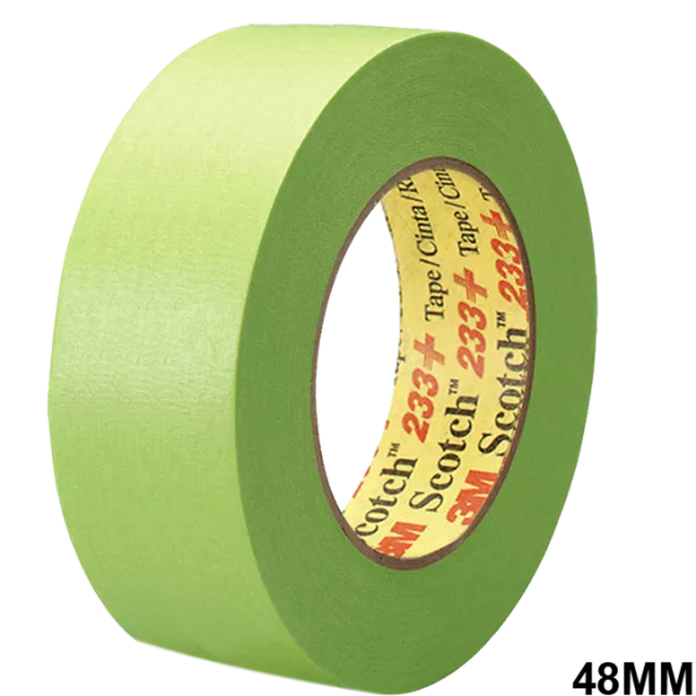 3M 233+ MASKING TAPE GREEN 48MM X 55M