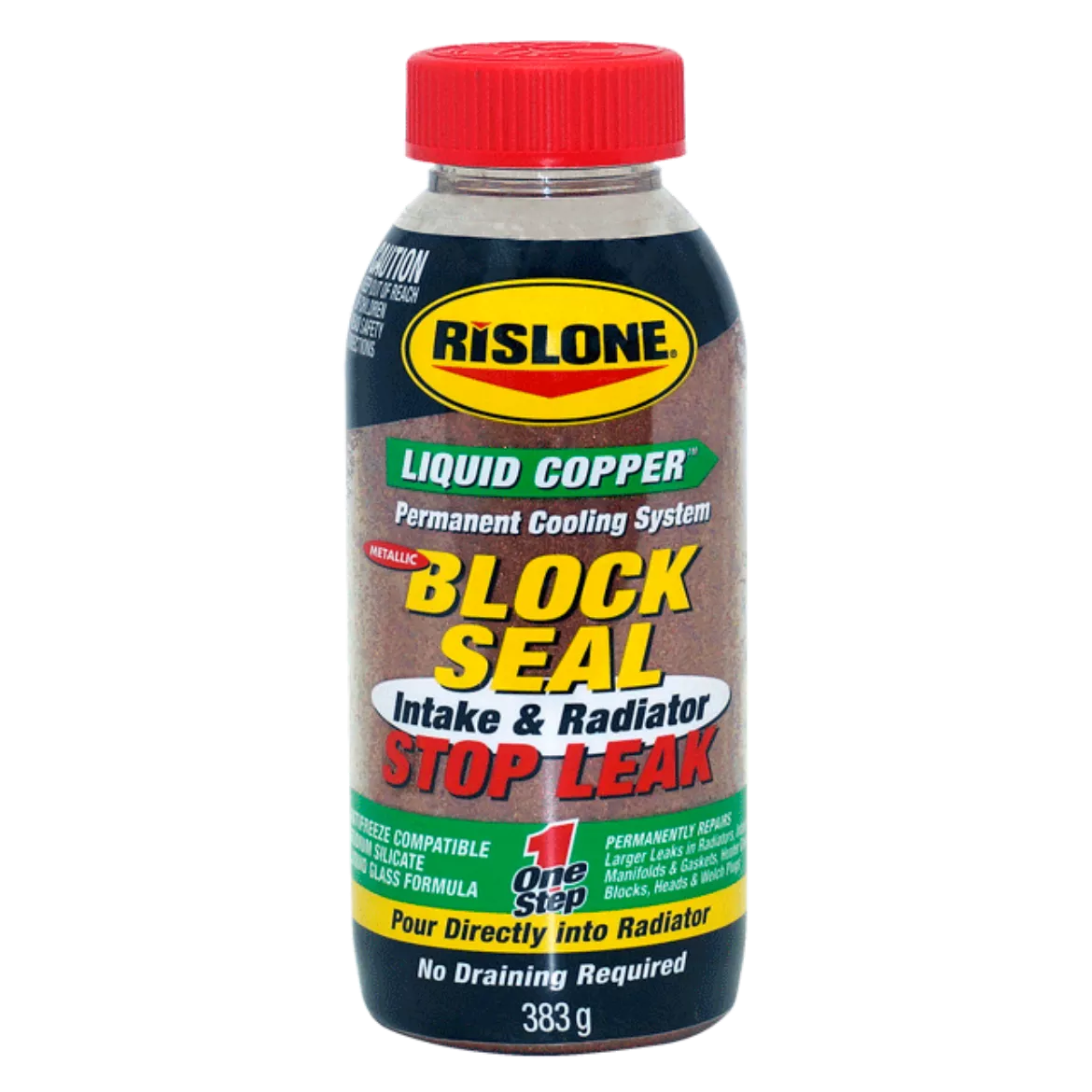 RISLONE LIQUID COPPER BLOCK SEAL INTAKE & RADIATOR STOP LEAK