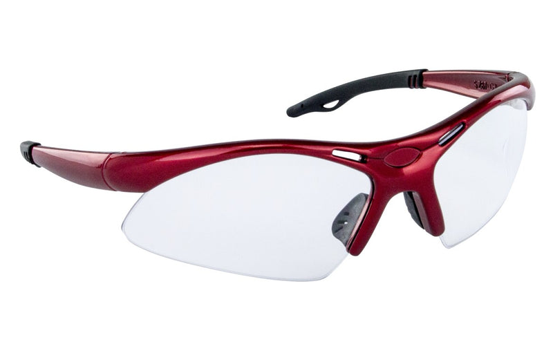 Diamondbacks™ Safety Eyewear RED FRAME - CLEAR LENS