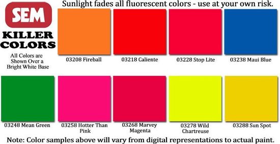 SEM Fluorescent Concentrate MAUI BLUE 473ML