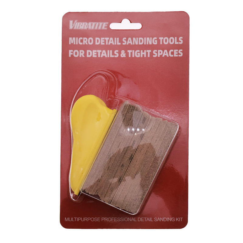 Versatile Sanding Kit – 71 Sheet Assortment with Detail Block