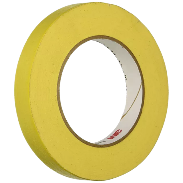 3M 6652 AUTOMOTIVE REFINISHING TAPE YELLOW 18MM X 55M