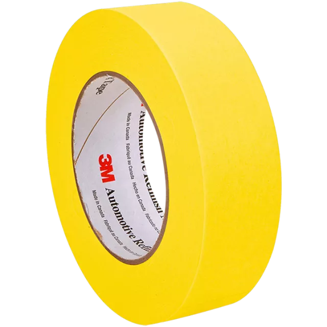 3M 6654 AUTOMOTIVE REFINISHING TAPE YELLOW 36MM X 55M