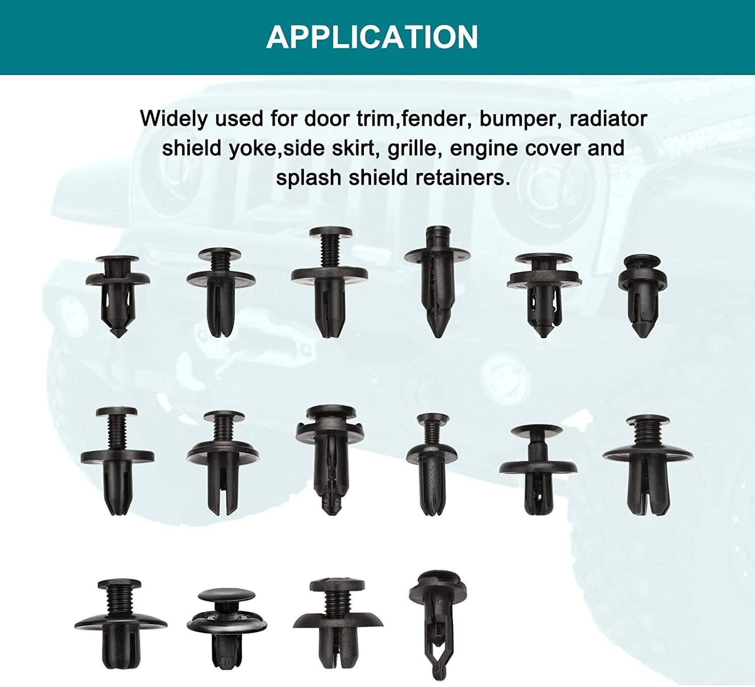 620PCS Bumper Retainer Clips