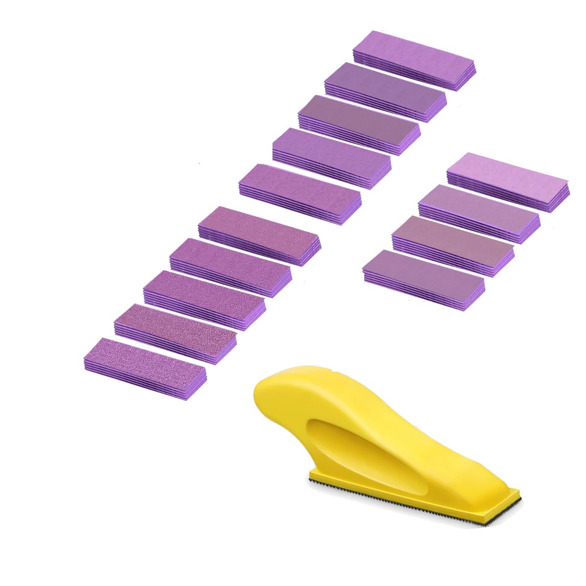 71 PCS Hand Sander Kit Mini Detail Block