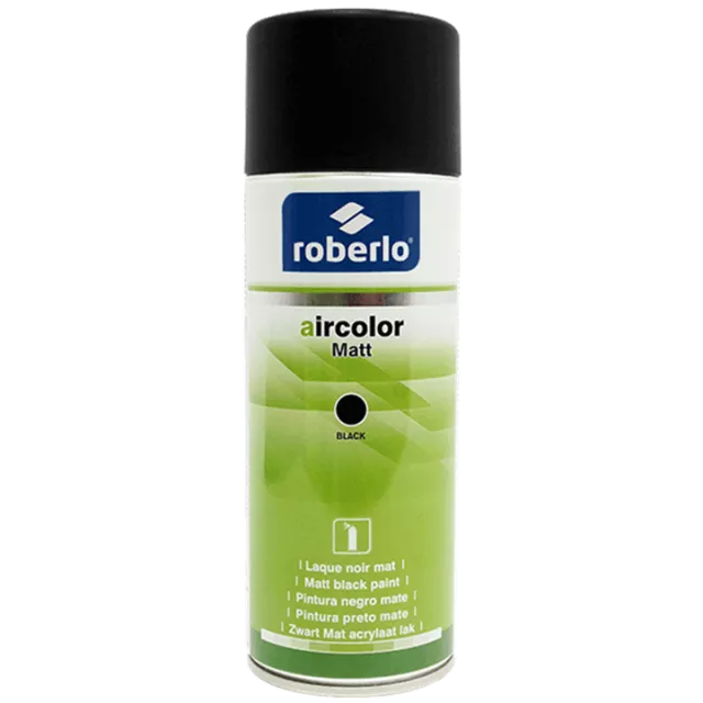 ROBERLO AIRCOLOR MATT BLACK 400ML