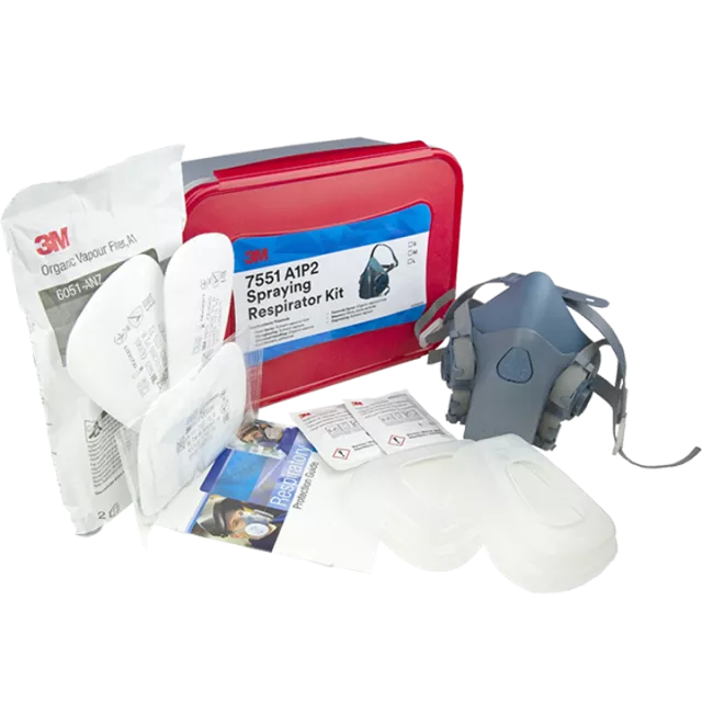 3M 7551 REUSABLE RESPIRATOR KITS ORGANIC VAPOUR AND PARTICULATES KIT LARGE