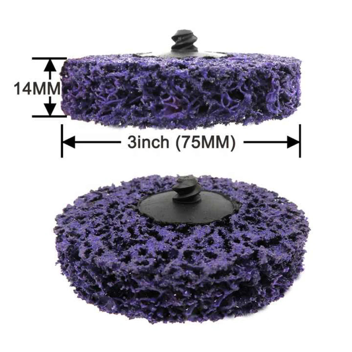 KM Bear 3 Inch (75MM) QR Strip Discs Purple