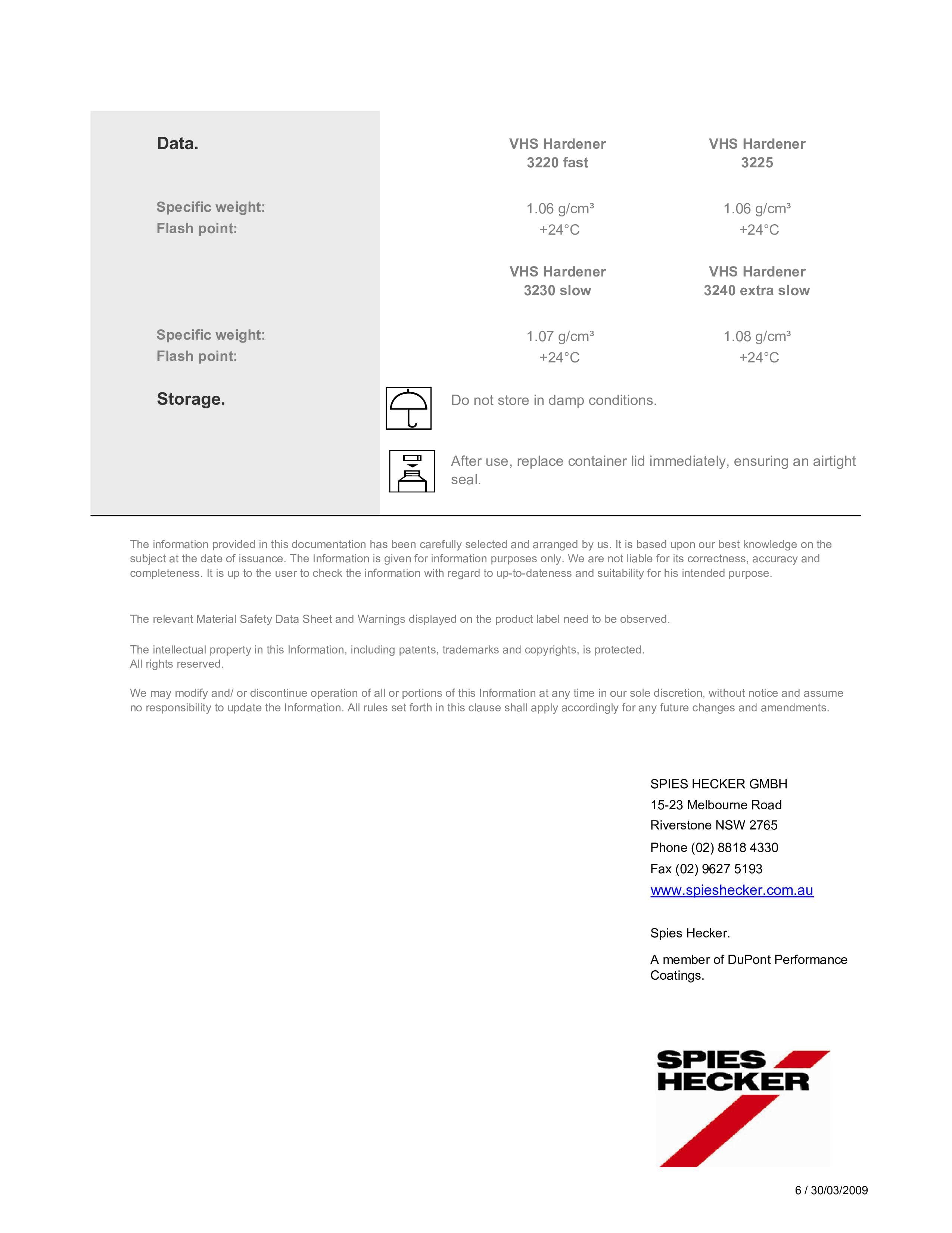 3240 PERMASOLID VHS HARDENER EXTRA SLOW 1L