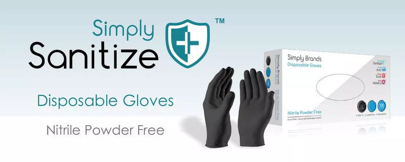 Nitrile Gloves SIZE MEDIUM BOX 100