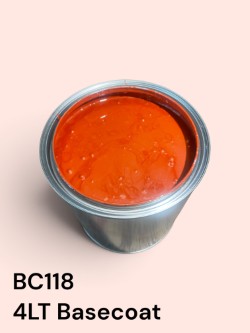 (BC118)  4LT Basecoat  ORANGE  Metallic
