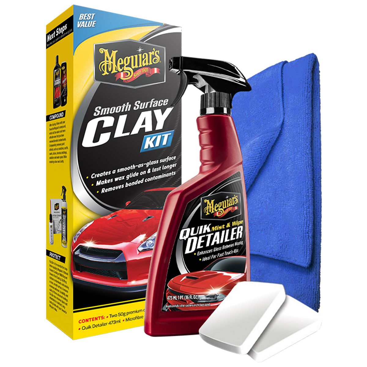 MEGUIARS G1120 SMOOTH SURFACE CLAY KIT