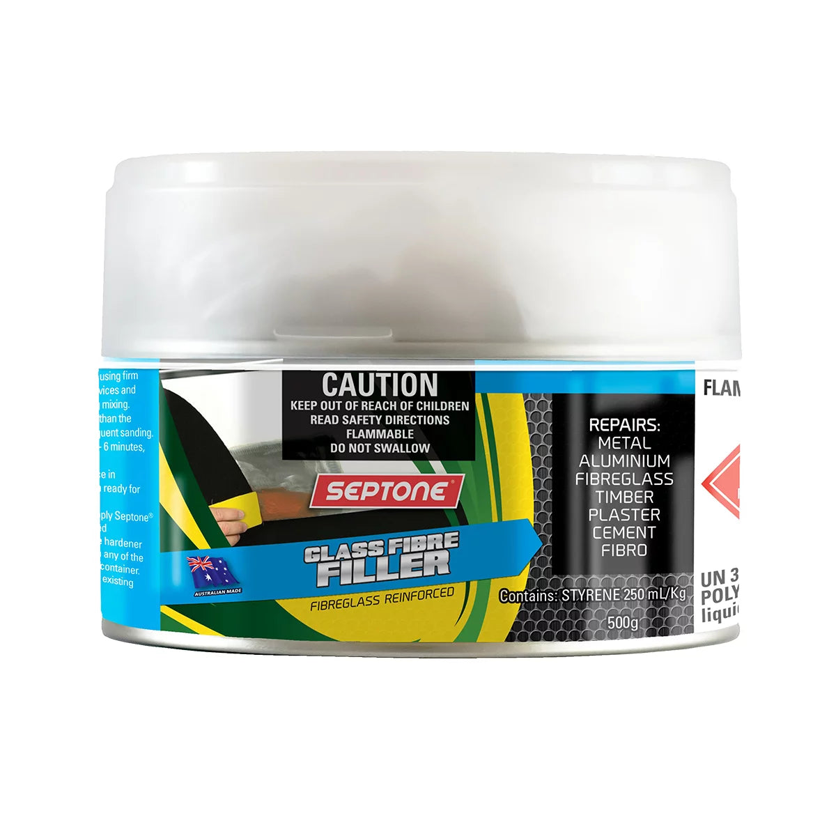 SEPTONE GLASS FIBRE FILLER 500g