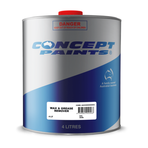 CONCEPT WAX & GREASE REMOVER 4L