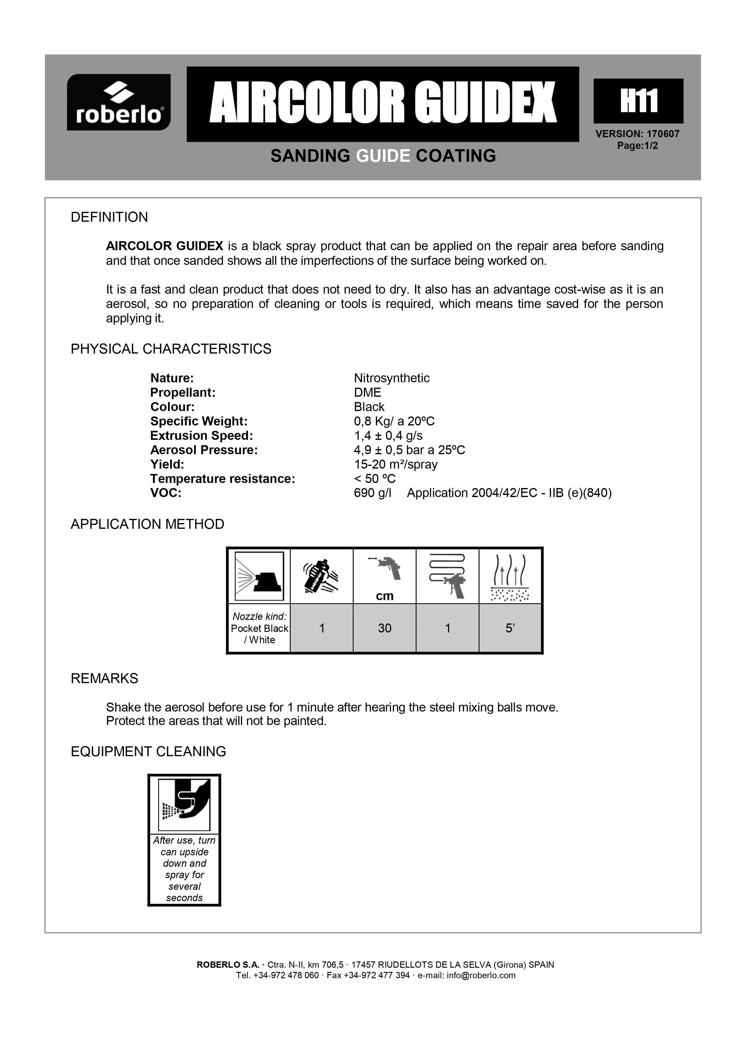 ROBERLO AIRCOLOR GUIDEX 400ML